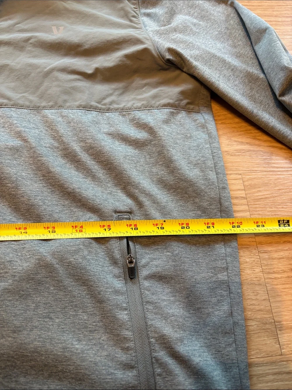 Vuori Men’s L Sunday Element Track Jacket V265 Blue Gray Heather